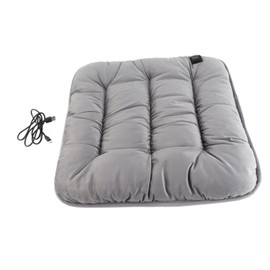 5V Heated Seat Cushion Portable Graphene Quick Heating Warm Chair Pads for Sports Fans Traveller Driver Office Workers Grey