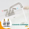 KroBer 4 Inch Centerset Laundry Faucet, 2 or 3 Hole