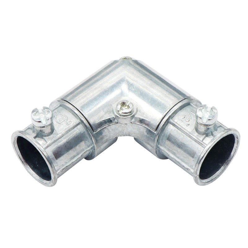 Qlvily 10 Pieces 1/2 Inch EMT to EMT 90 Degree