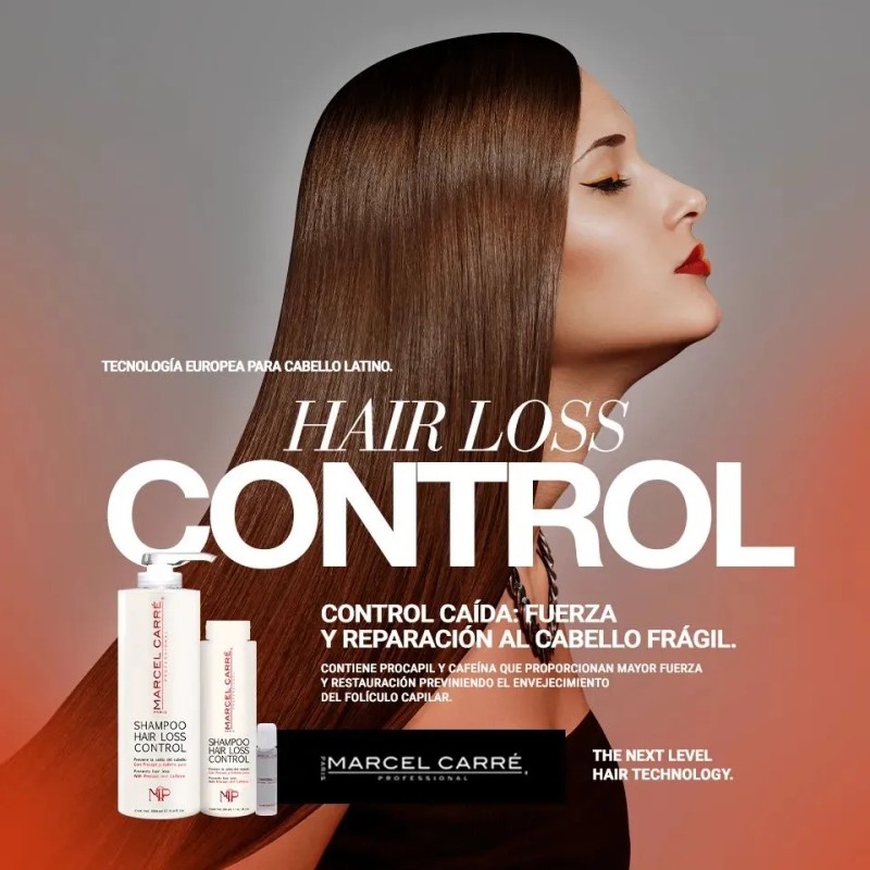 Marcel Carre Hair Loss Control Shampoo 1lt Ampolletas Caida