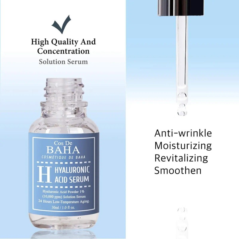 Cos De Baha Suero Ácido Hialurónico Puro Hidratante 1 Oz