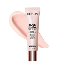 Revlon Photo Lady Rose Glow Tone Up Cream Base Face Makeup Base CICA Ingredients Deer Rough Skin Prevention Shine Prevention Moisture SPF30 PA+ Makeup Base Quartz 1 Piece