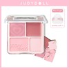 Judydoll 2 in 1 Blush Highlight Palette, Powder& Cream, Sweet,