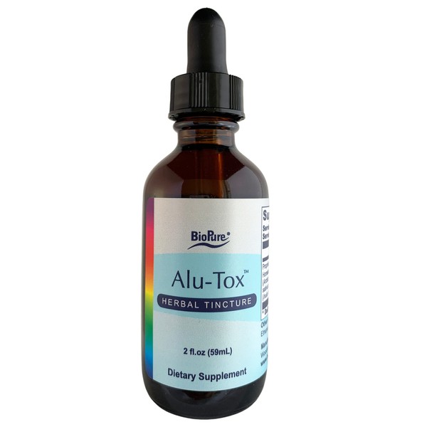 BioPure Alu-Tox Herbal Tincture – Bioavailable, Silica-Rich Botanical Blend to