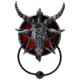 Nemesis Now B4474N9 Black Baphomet Door Knocker 20.5cm