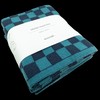 Ecovask Kitchen Towel Duo Organic Cotton, Check Navy Denim
