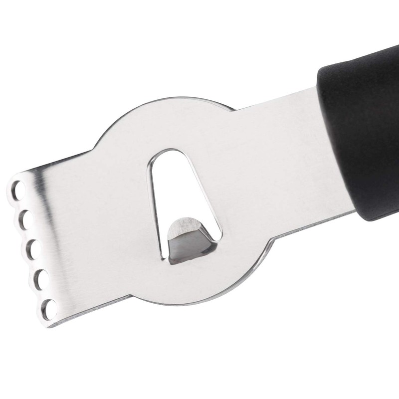Westmark Gallant Peeler, Plastic/Stainless Steel, Black/Red/Silver, 16.5 x 2.7 x