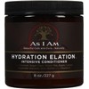As I Am Hydration Elation Acondicionador intensivo, 8 onzas, paquete