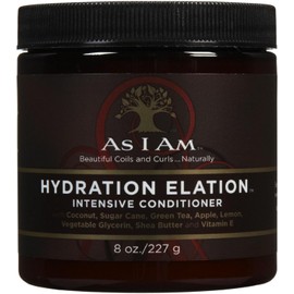 As I Am Hydration Elation Acondicionador intensivo, 8 onzas, paquete de 2