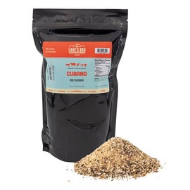 Lane's Cubano Cuban Seasoning Rub, All-Natural Cuban Spice Blend, Perfectly Balanced Taste for Your Favorite Hamburgers & Pork Tenderloin, No MSG, No Preservatives, Gluten-Free, Made in USA, 2 Lbs