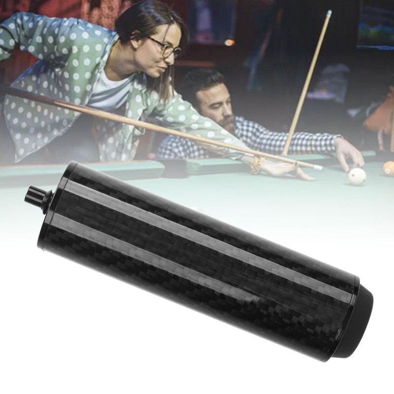 Pool Cue Extension Carbon Fiber Tube Professional Billiard Cue Extender