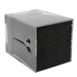 FRCOLOR Hairdressing Scissors Holder Compact Storage Box for Salon and Home Haircut Tools Organizer Non Deformable Material Easy for Barber Comb and Scissors Storage