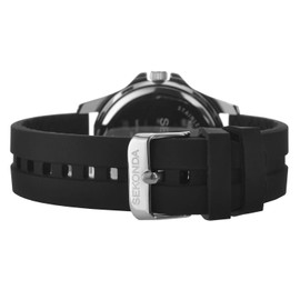 Sekonda Balearic Mens 44mm Quartz Watch in Blue with Analogue Day/Date Display, and Black Rubber Strap 1580