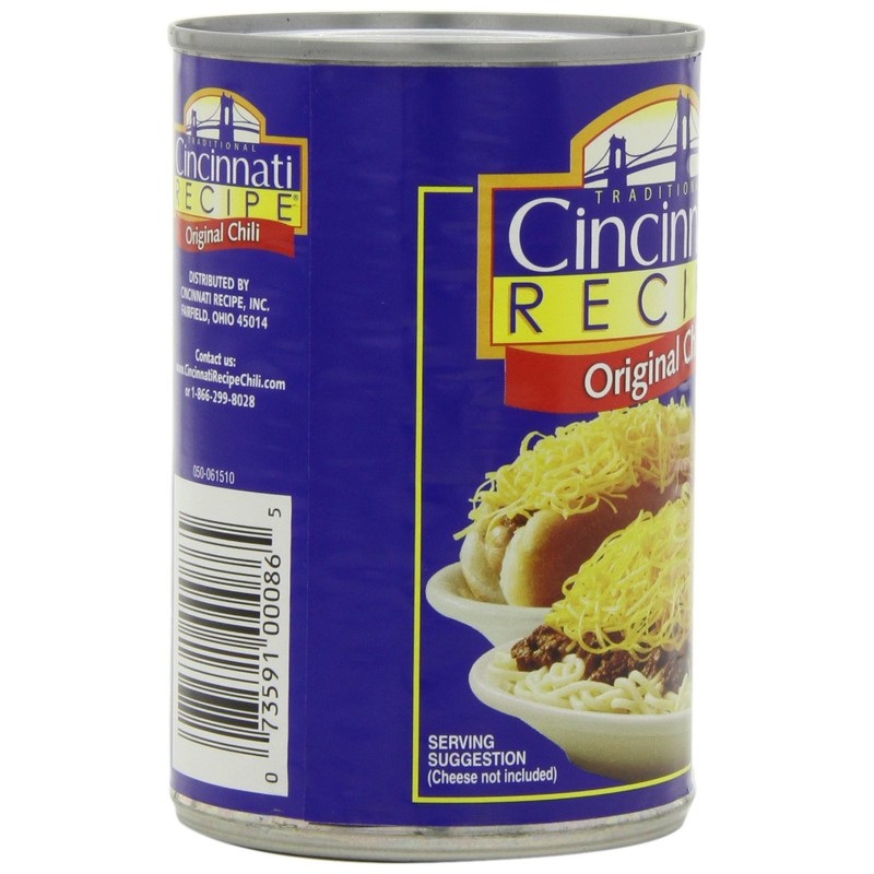 Cincinnati Recipe Chili with Meat, 15-Ounce (Pack of 6)