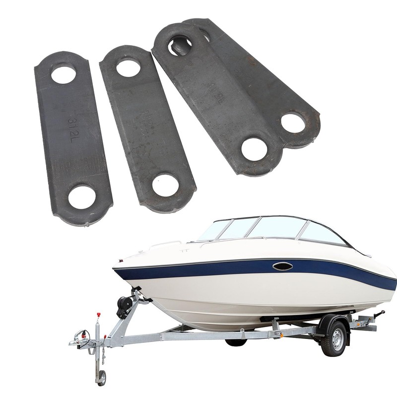 Heavy Duty Steel Link Double Eye for Trailer Spring Shackle