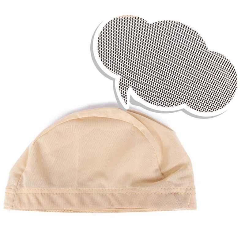 ZQIAN BEAUTY Mesh Dome Caps For Wig 6 Pcs Stretchable