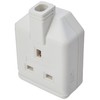 Masterplug ELS13W-01 Heavy Duty Single Socket Trailing Socket, without Plug