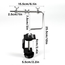 AIMALL Fishing Line Spooler – Adjustable Wire Winder for Spinning & Baitcasting Reels – Clamp-On Line Spooling Station with Aluminium Alloy Frame & Spring Tension Control