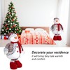 Retractable Standing Snowman Doll Toy Christmas Decoration for Birthday Festival