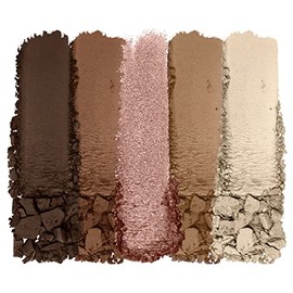 Wet n Wild Paleta de Sombras Color Icon 5 Pan Walking On Eggshells Tonos Neutros Rosados con Acabado Mate y Satinado, Alta Pigmentación, Larga Duración, Vegana y Cruelty-Free, Tamaño para cosmetiquera o kit de maquillaje