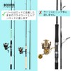 Booms Fishing PB4 Rod Case, Portable Rod Case, Reel-In Type,