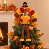 21 Inch Fall Tree Topper Thanksgiving Turkey Gnome Tree Topper