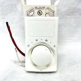 Marley M611W Single Pole Thermostat - Line Voltage Heating M611W