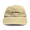 Vivian Flytrap Unisex Flat White Washed Embroidered Dad Baseball Cap