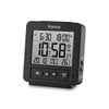 Hama Rhodes LCD Digital Radio-Controlled Alarm Clock Black