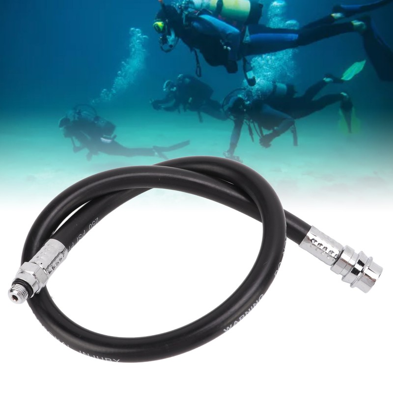 Scuba Diving BCD Low Pressure Regulator Hose Flexible Rubber Gas