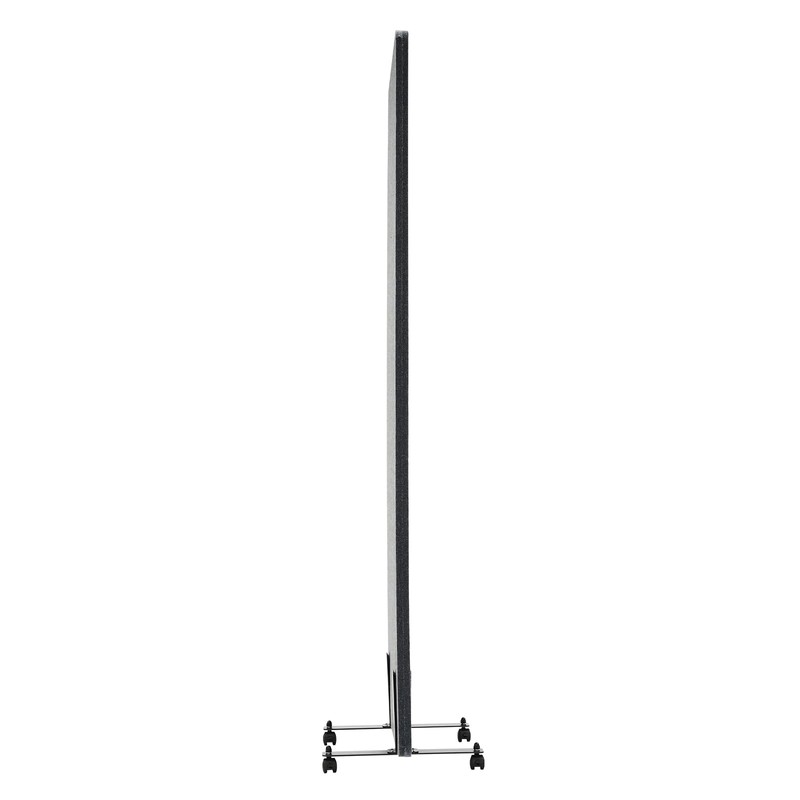 Office Partition,24 * 66In Light Gray Room Divider,Rectangle Divider Screen