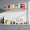 Folding Concession Shelf, Stainless Steel Folding Wall Shelf, Serving Food