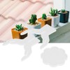 3Pcs DIY Flower Pot Shelf Mold Easy Demoulding Soft Good