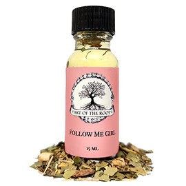 Follow Me Girl Oil by Art of the Root | Handmade with Herbs & Essential Oils | Conjure, Wiccan, Hoodoo, Pagan & Magick Intentions| Fidelity, Love, Passion & Commitment Rituals