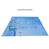 Shower Curtain Waterproof Polyester Blackout Curtain with Hook for Bathroom
