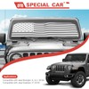 Windshield Sun Shade Compatible with Jeep Wrangler JL JLU &
