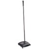 Rubbermaid Commercial Executive Series Brushless Mechanical Carpet Sweeper, Galvanized Steel, Black, FG421588BLA
