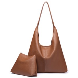 SENDEFN Tote Bag for Women Soft Hobo Tote，Large Shoulder Bags Ladies Tote Handbags Suitable for School Work Travel be Attached Small Wallet