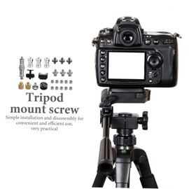 CAXUSD 1set Tripod Mount Adapter Screw Kit for Cameras Photography Accessories and Converters Construction for Stable Mounting and Easy Installation