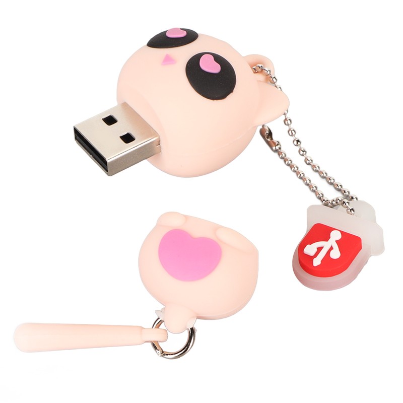 Cartoon USB Flash Drive Kitten Style USB2.0 Interface Plug and