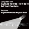 HQRP High Power Bulb 2-Pack Compatible with Mag-Lite 3-4-5-6 D/C