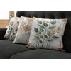 Ambesonne Eucalyptus Throw Pillow Cushion Cover Set of 4, Botanical