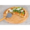 Kesper 58462 Pizza Plate with Pizza Slicer FSC Certified Bamboo