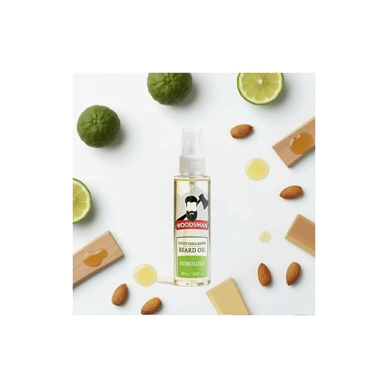 Woodsman - Aceite Para Barba y Bigote 60 ml. (Honolulu)