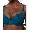 Triumph Women's Body Makeup Patchwork Wp Ex Bra, Blue Coral
