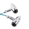 2pcs Motorcycle Bullet Amber LED Turn Signals Indicator Lighting Lamp