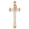 Girl Nursery White Prayer Cross, 8 1/8 Inch
