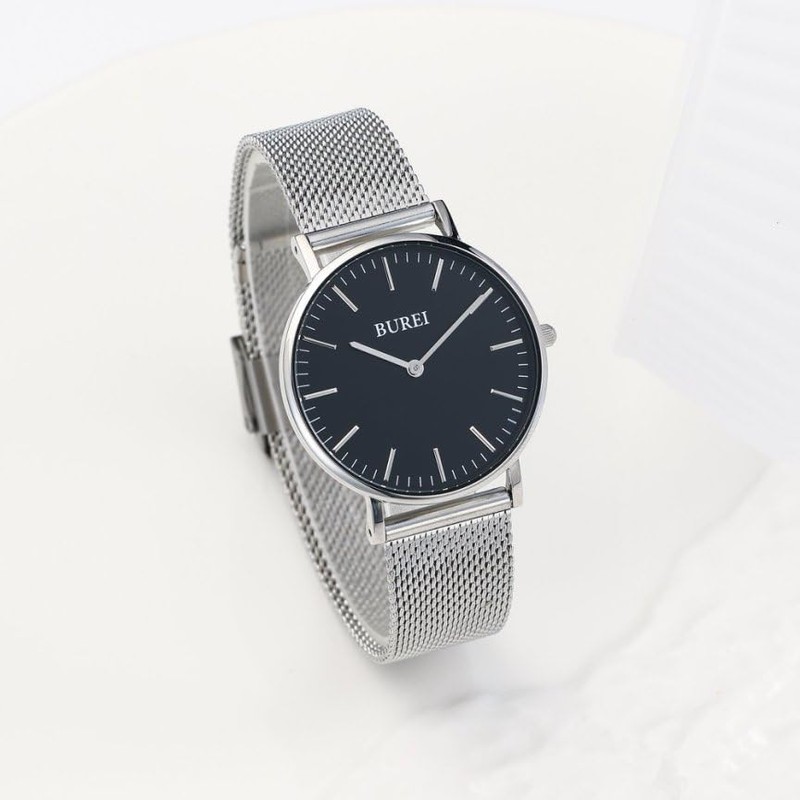 BUREI Women's Watch, Analog, Quartz, Waterproof, Mesh Band, Stylish, Brand,