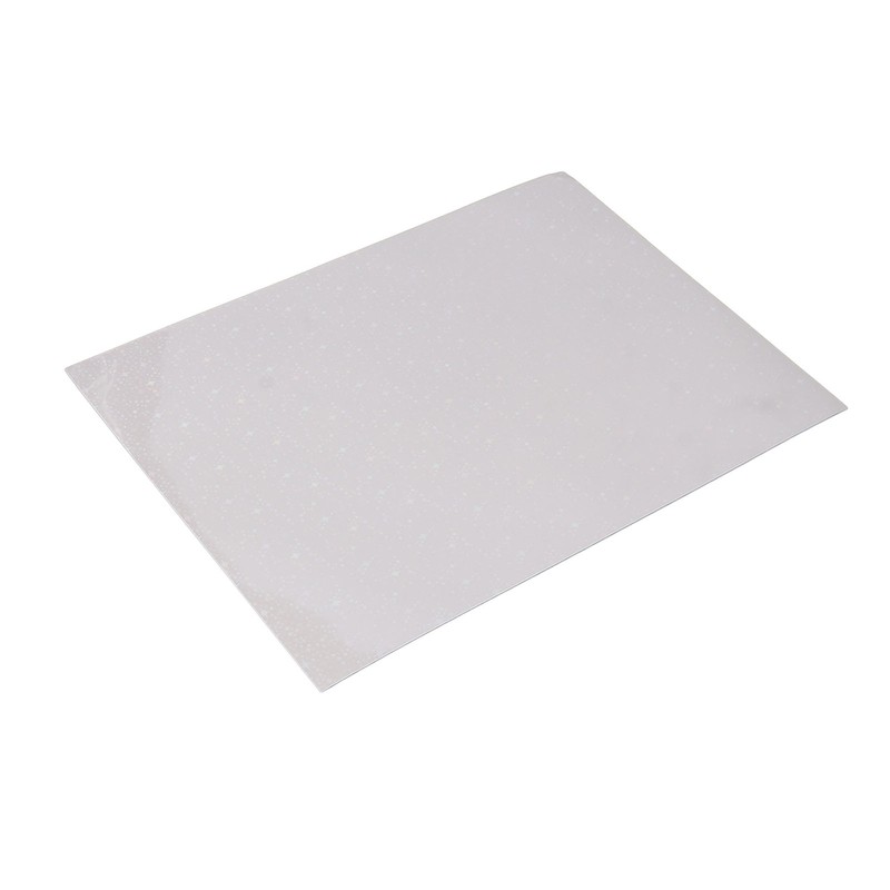 50 Sheets Holographic Cold Laminate Sheet Cuttable Waterproof Scratch Resistant