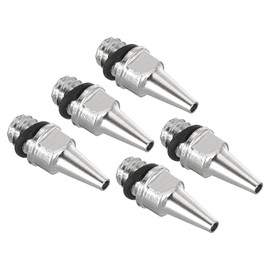 PATIKIL 5Pcs 0.5mm Air Brush Nozzle Only Brass Nozzle Replacement Parts Accessories for Air Brush Nozzle Art Craft Projects